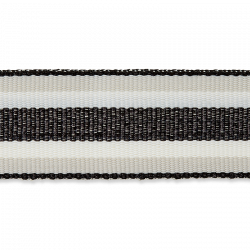 Ripsband Wit/Zwart